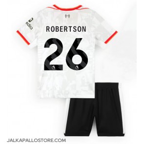 Liverpool Andrew Robertson #26 Kolmaspaita Lapsille 2024-25 Lyhythihainen (+ shortsit)